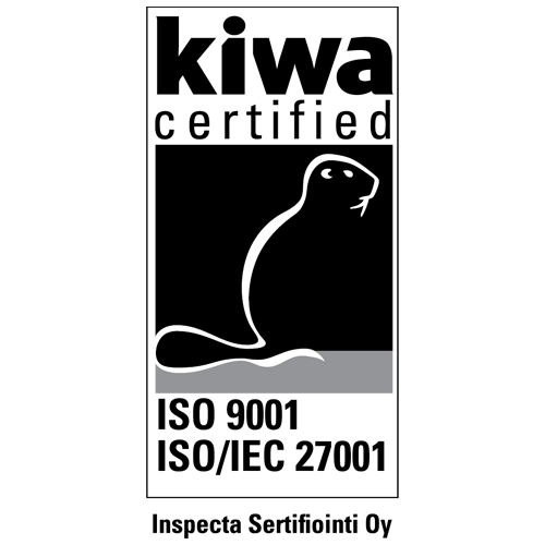 Idesco Oy is ISO 9000 and ISO/IEC 27001 certified