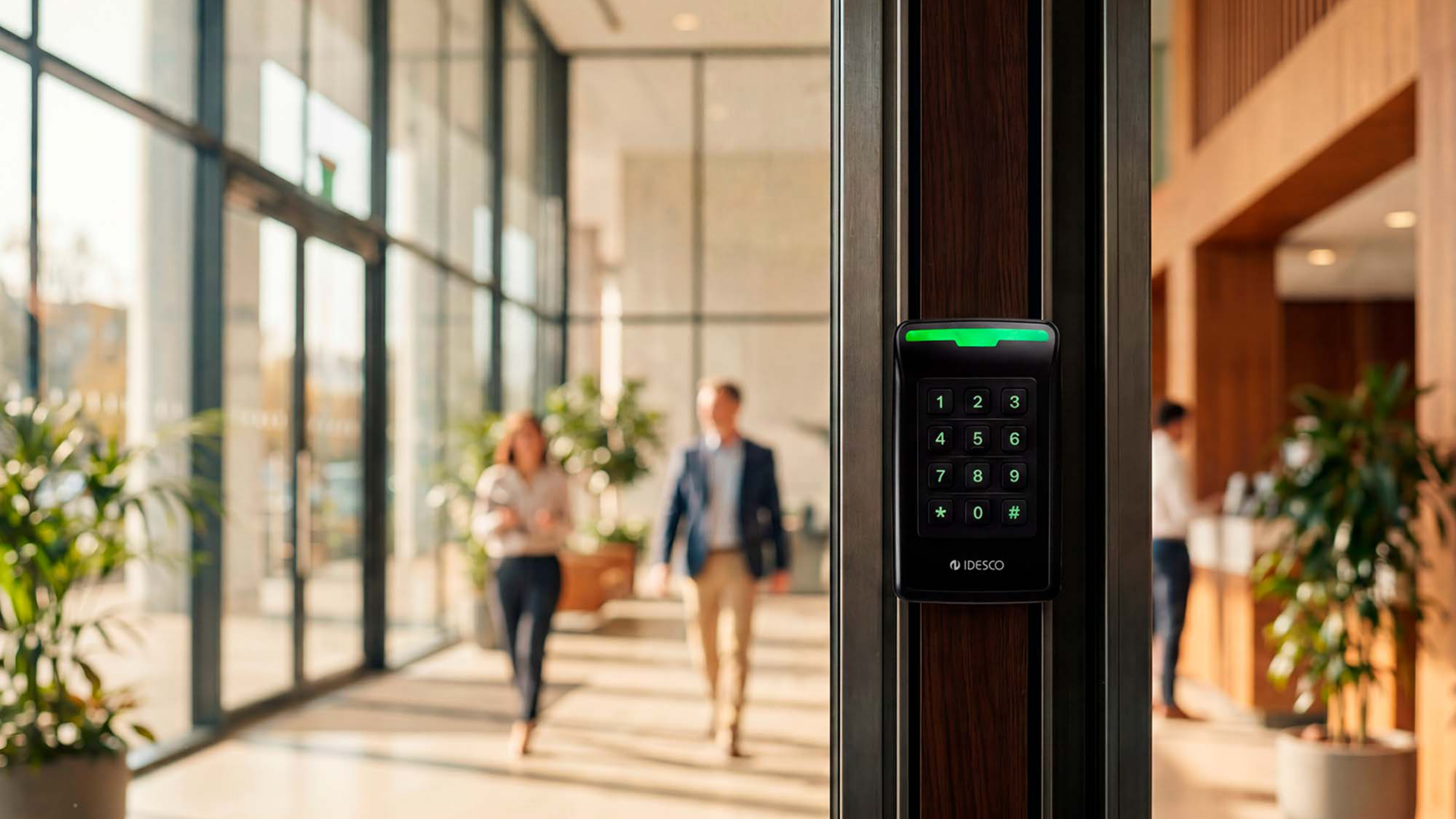 Cardea reader in an office building